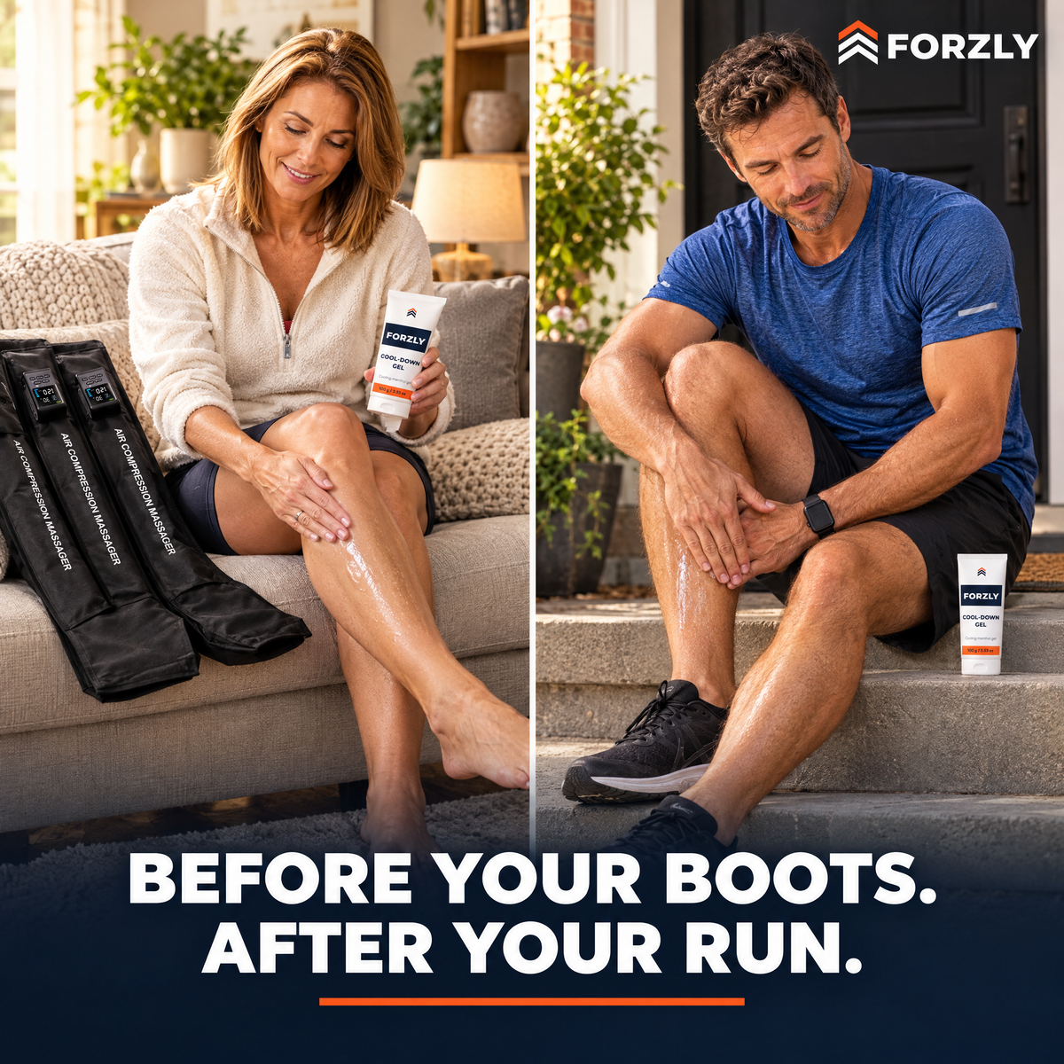 Before your boots, after your run: Forzly Cool-Down Gel