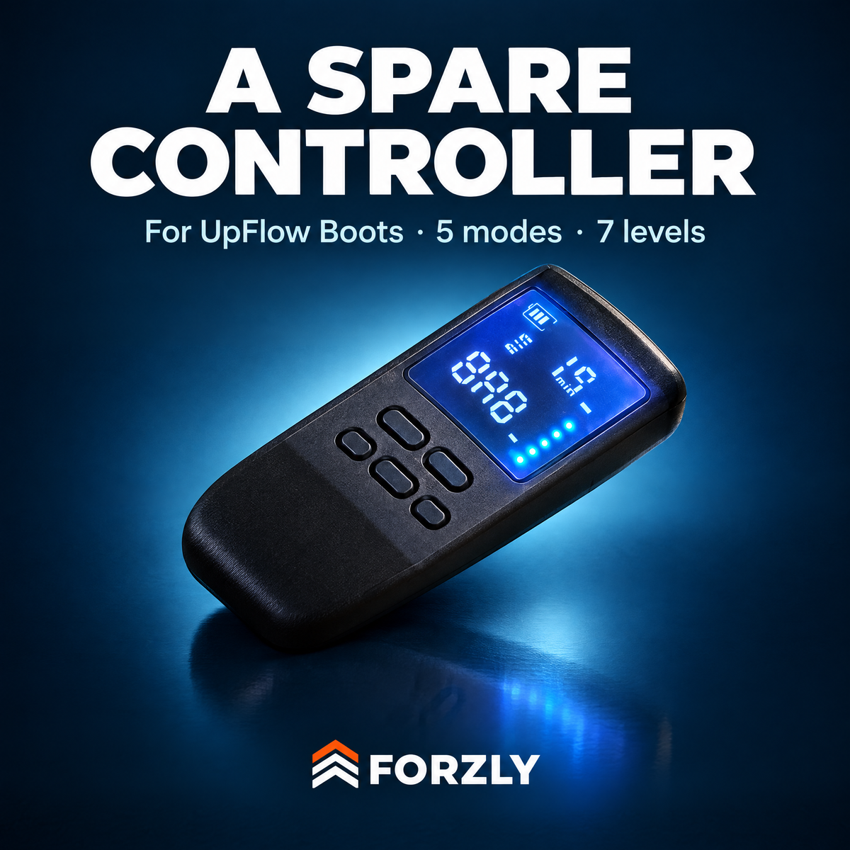 Forzly spare controller for UpFlow Boots, 5 modes, 7 levels